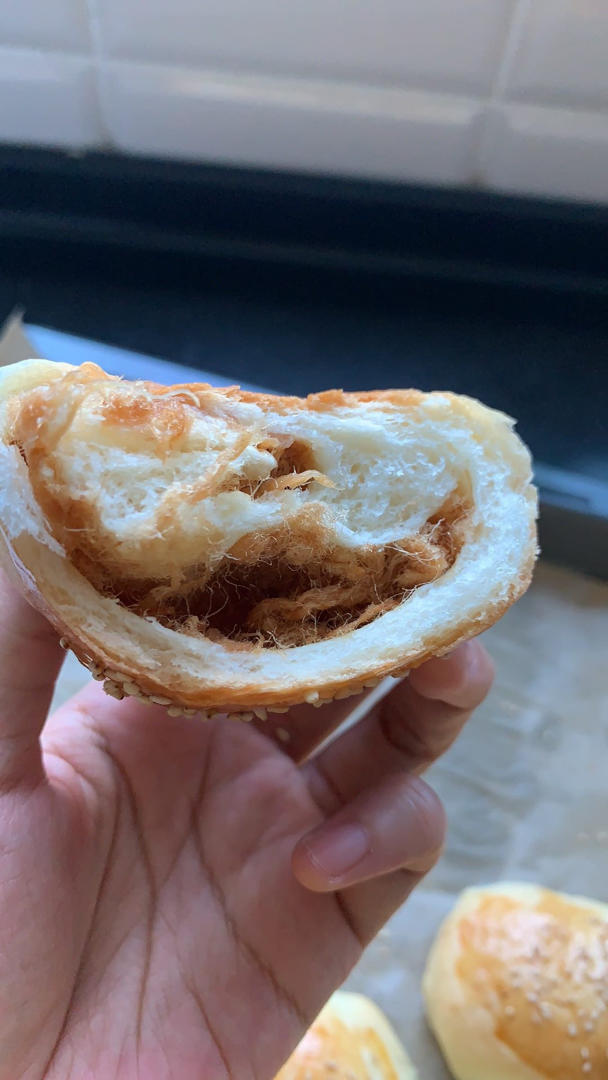 超好吃的肉松面包