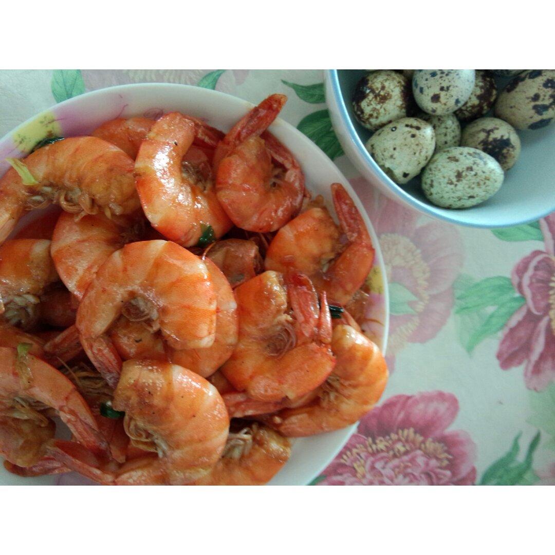爆炒青虾