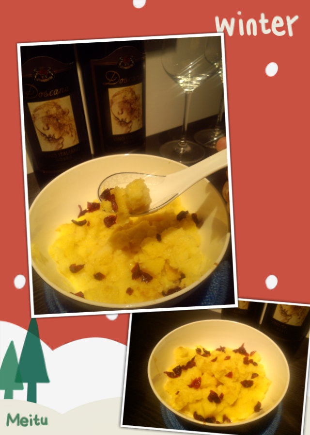 焗烤蔓越梅吐司布丁