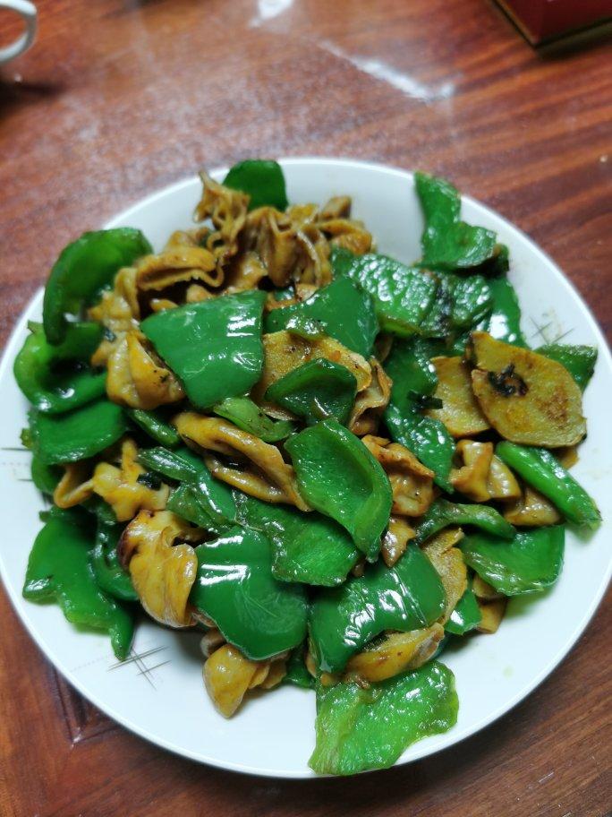 青椒炒肥肠