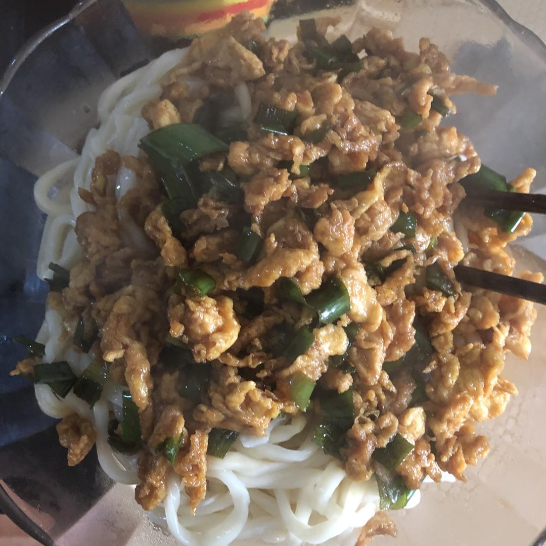 鸡蛋汆面