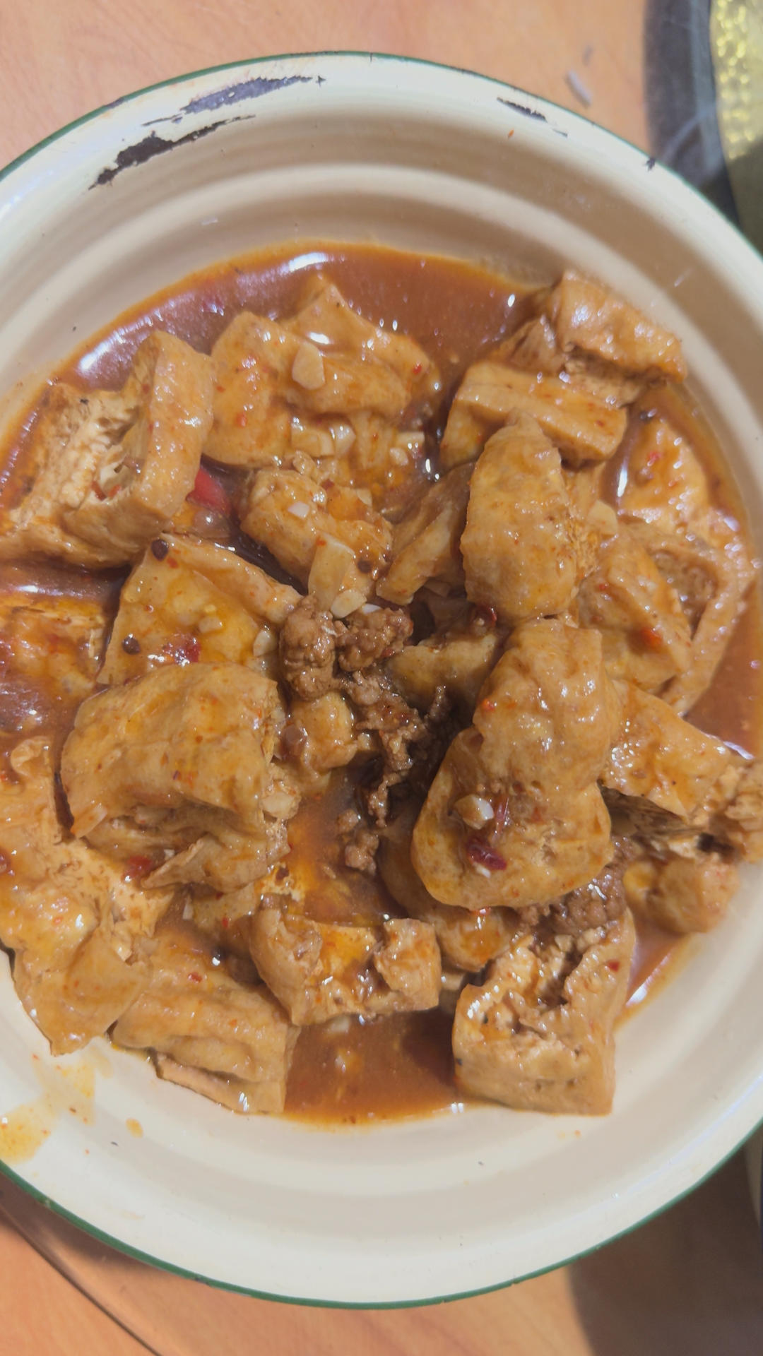 肉末炒豆泡（下饭菜）