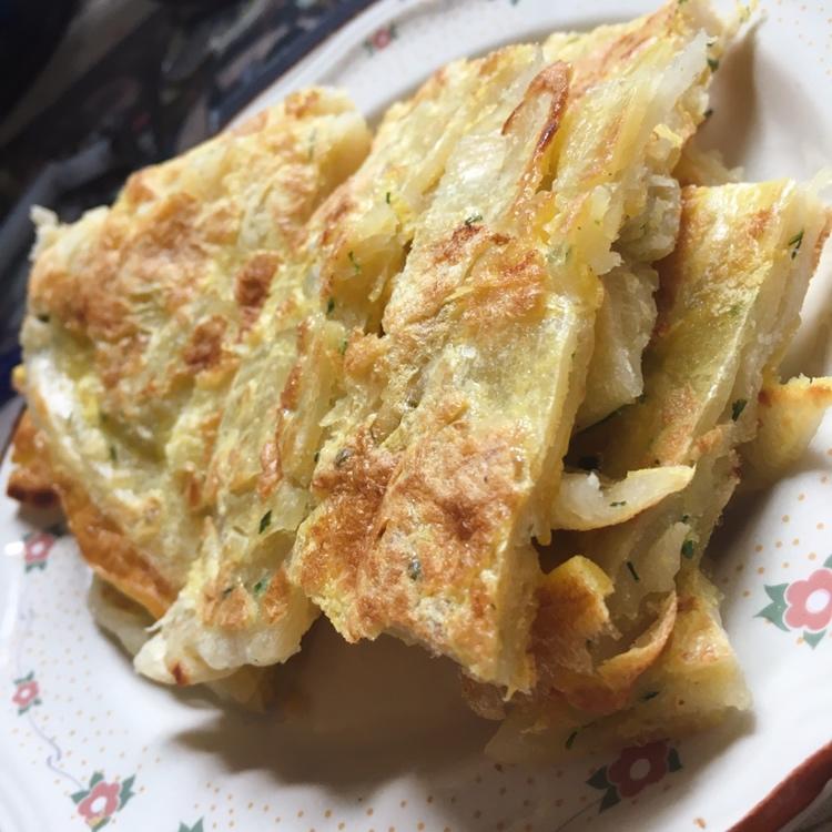 可能是最好吃系列--鸡蛋葱油饼