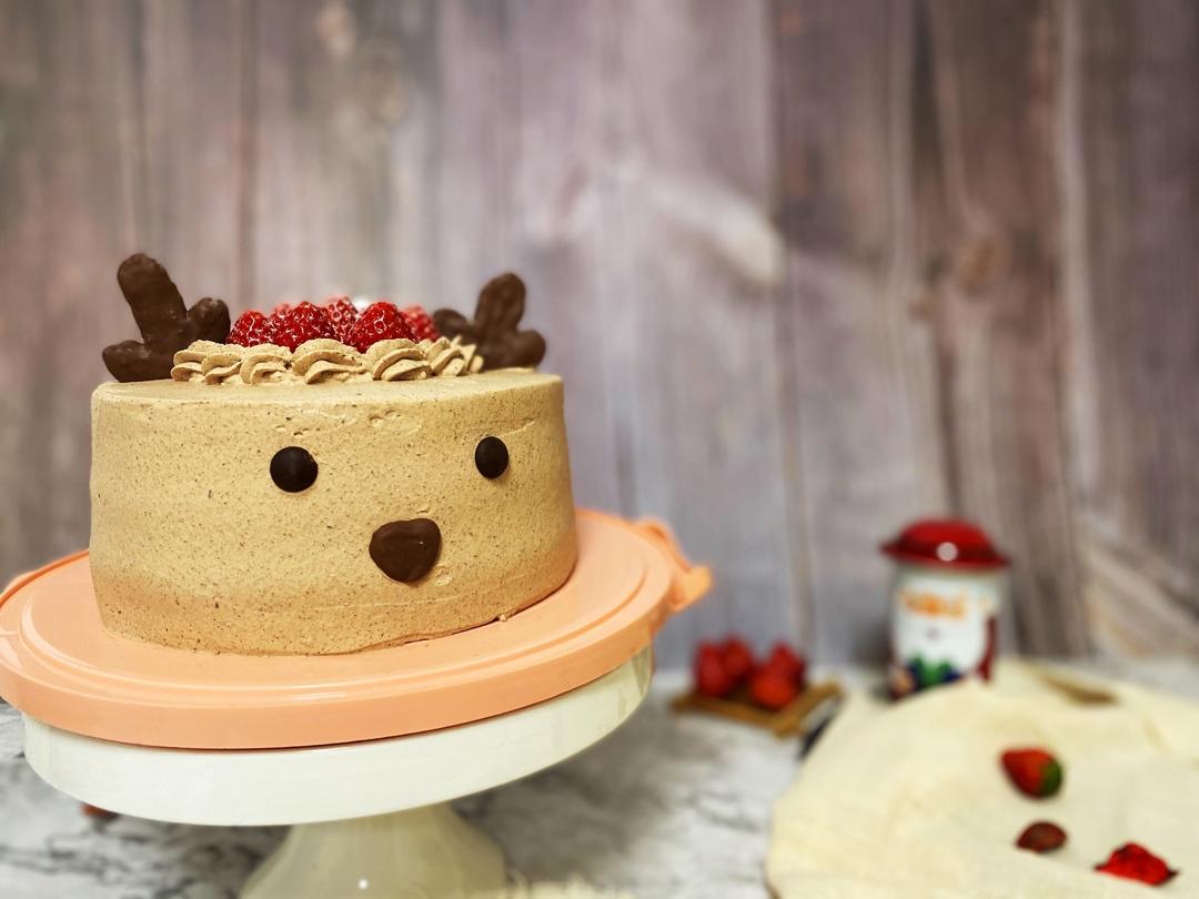 圣诞麋鹿蛋糕