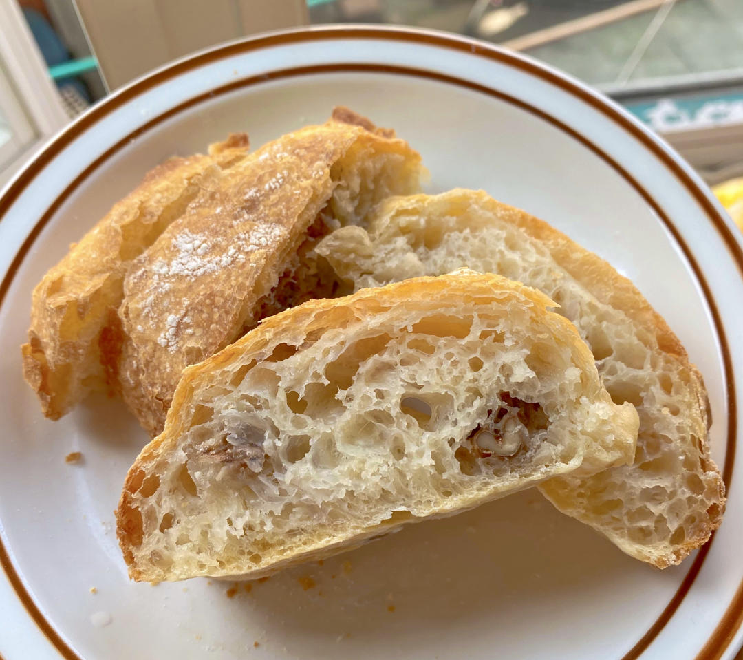 零机器免揉|徒手做出漂亮大气孔欧包|恰巴塔Ciabatta