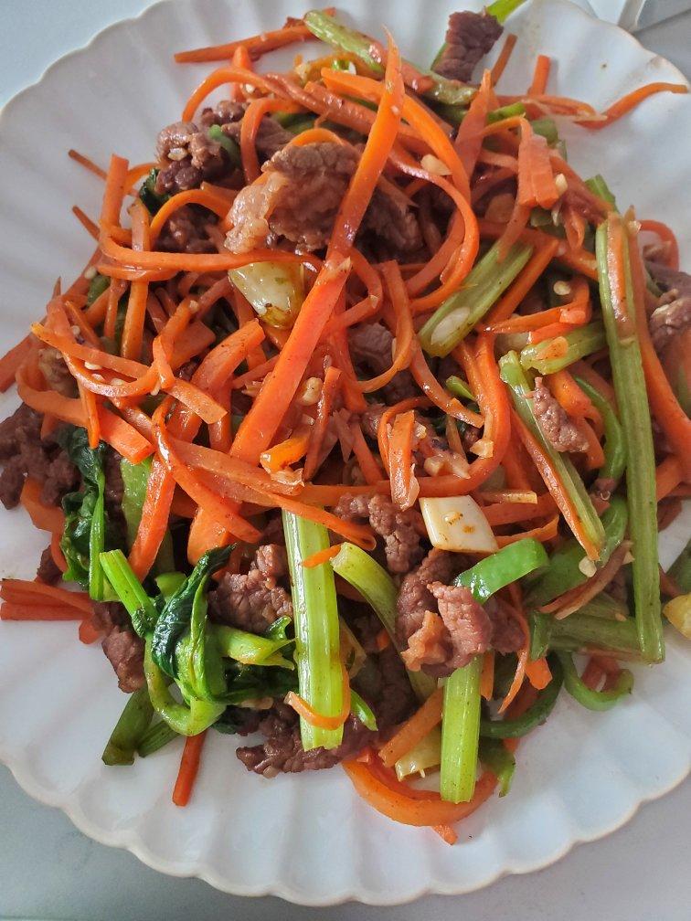 好吃到停不下来的爆炒牛肉丝