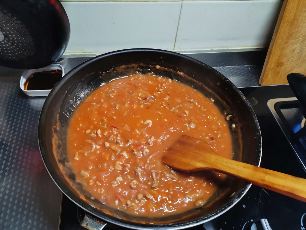1.8意大利面肉酱的做法 步骤6