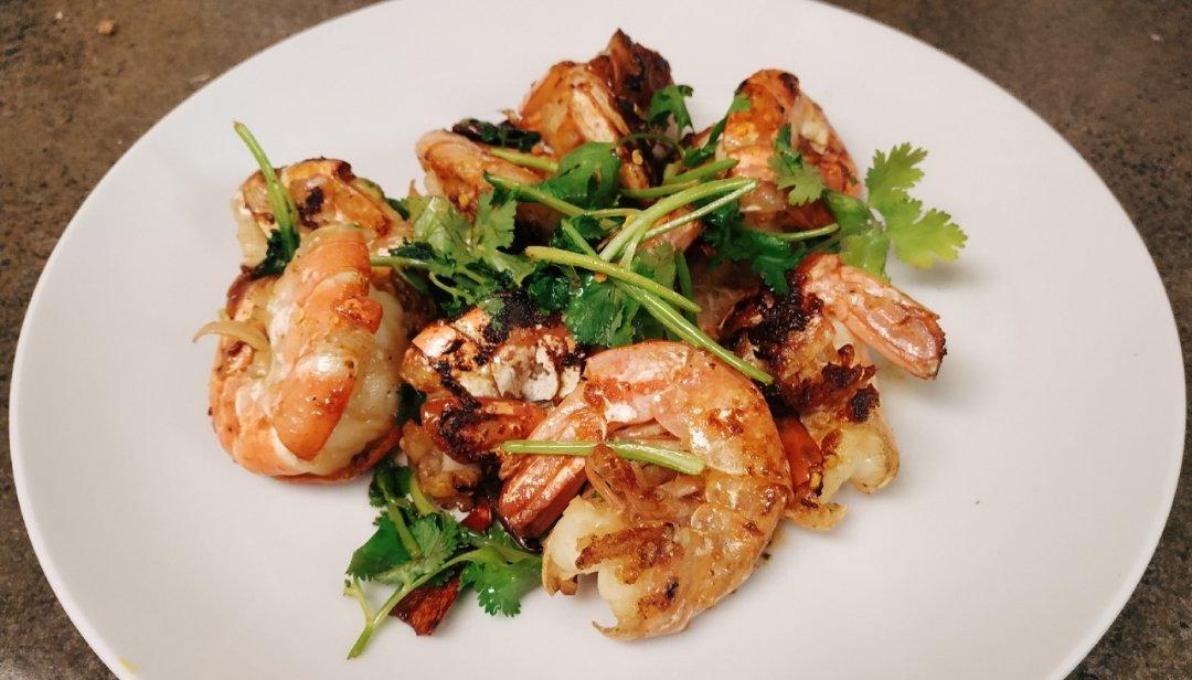 开背蒜香虾