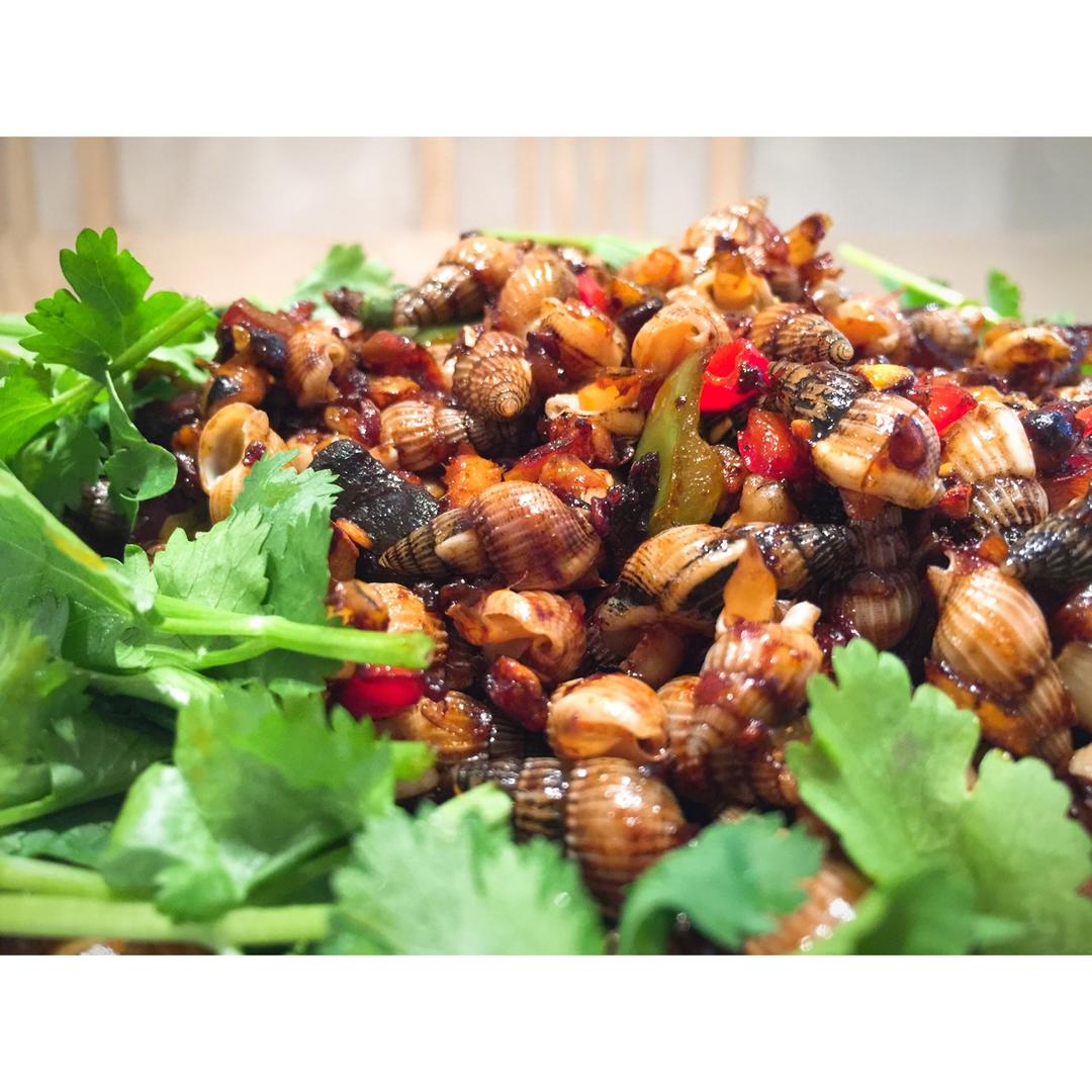 辣炒海锥、海瓜子、海丁