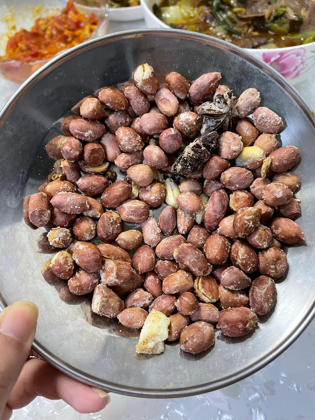 空气炸锅做盐焗花生米