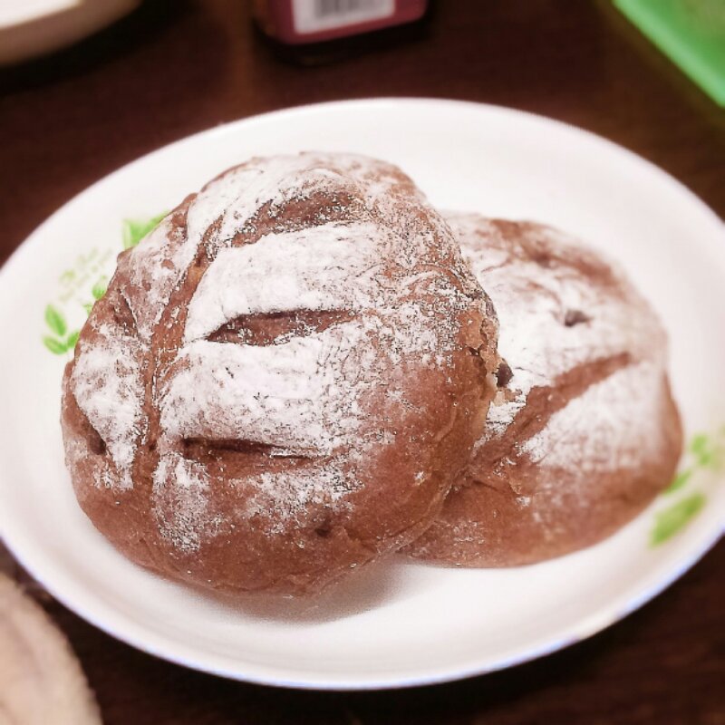 全麦巧克力豆软欧