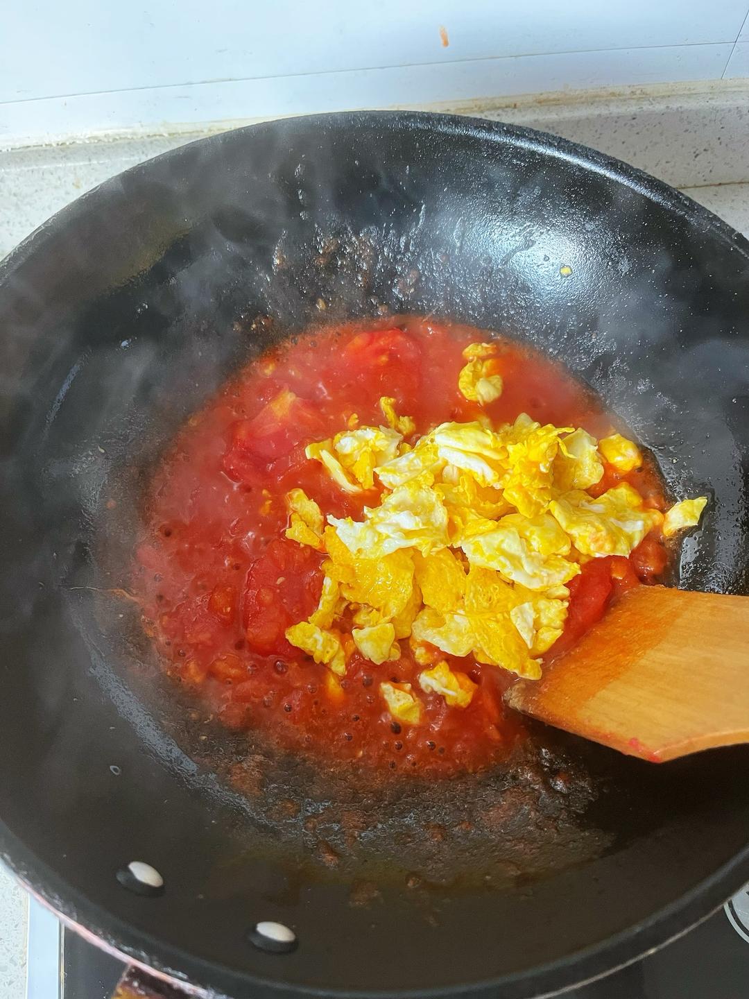 番茄炒蛋的做法 步骤9