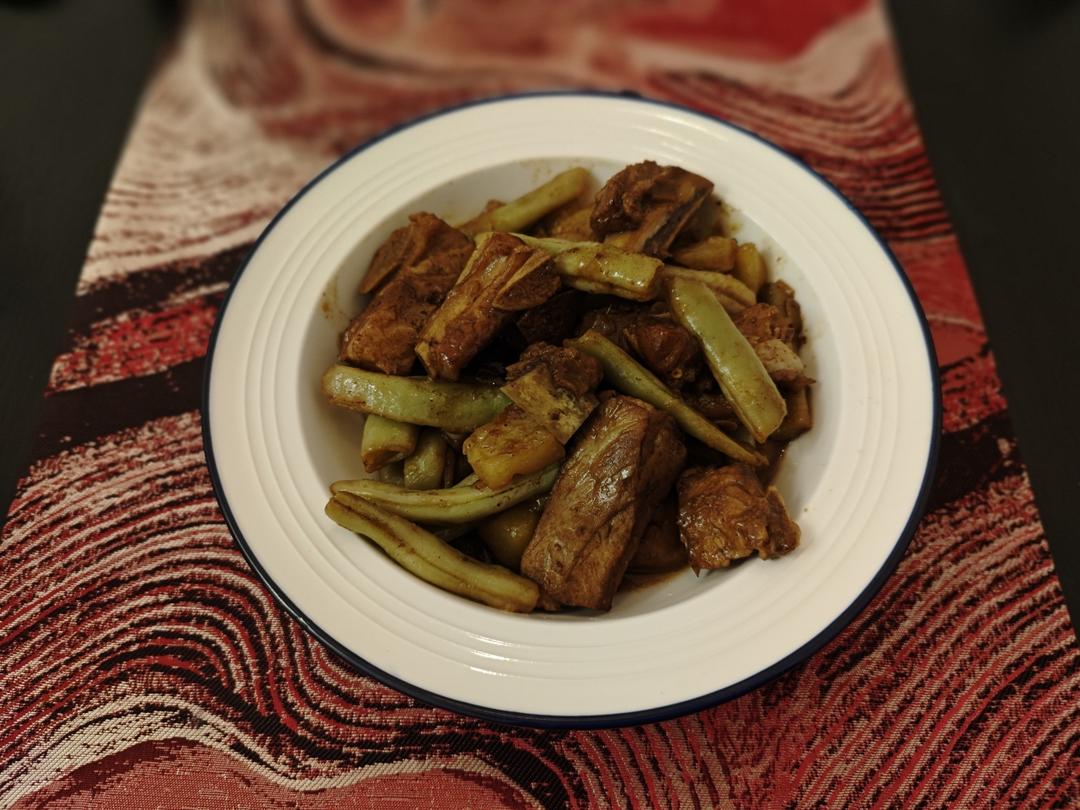 硬菜代表--排骨炖豆角土豆（豆角焖面胚子）