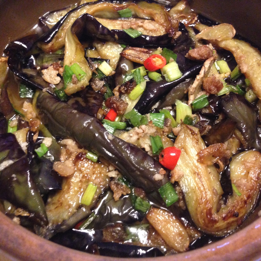 咸鱼茄子煲