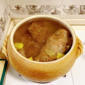 沙汤(河南早餐店的传统特色小吃)牛尾骨+鸡架=吊汤的做法 步骤4