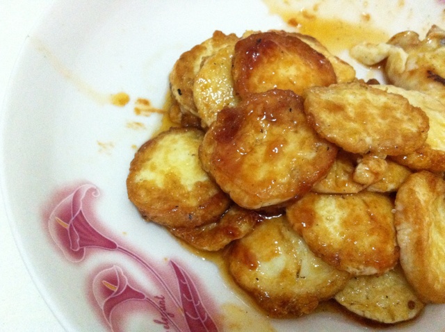 酸甜酱煎日本豆腐