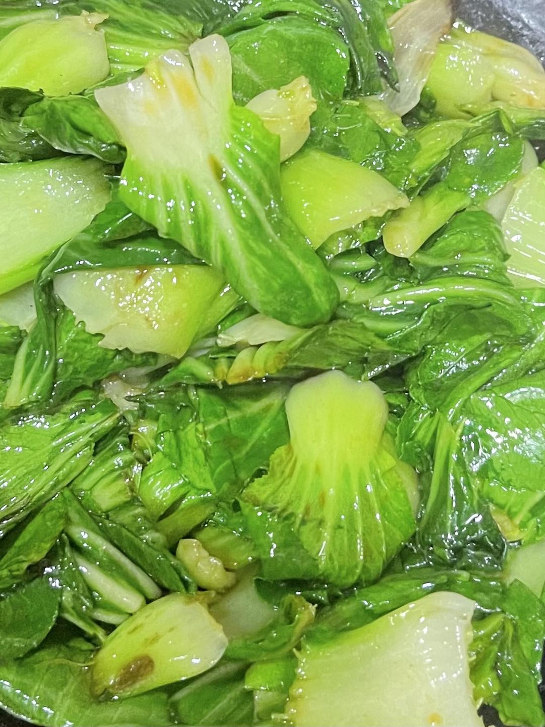 懒人素炒绿油菜