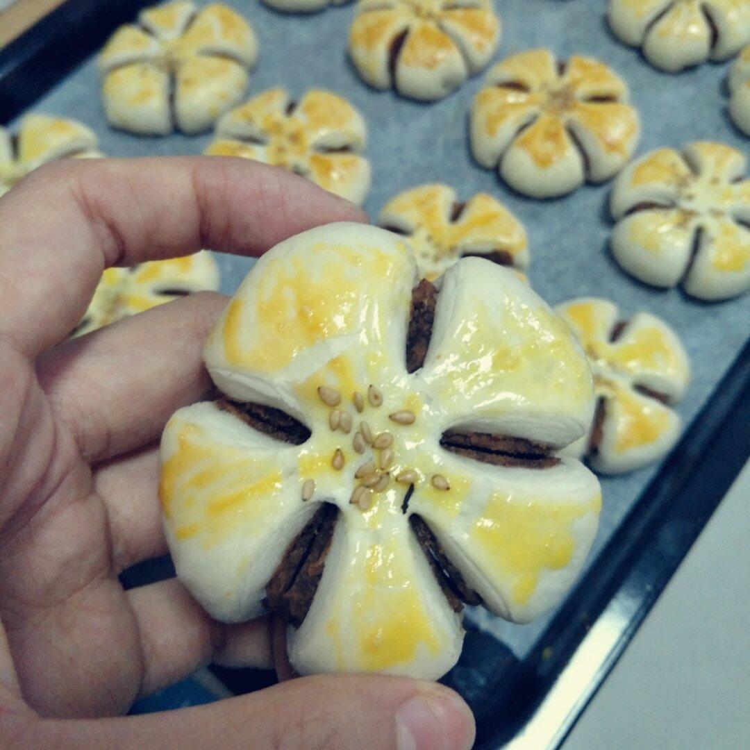 香芋梅花酥