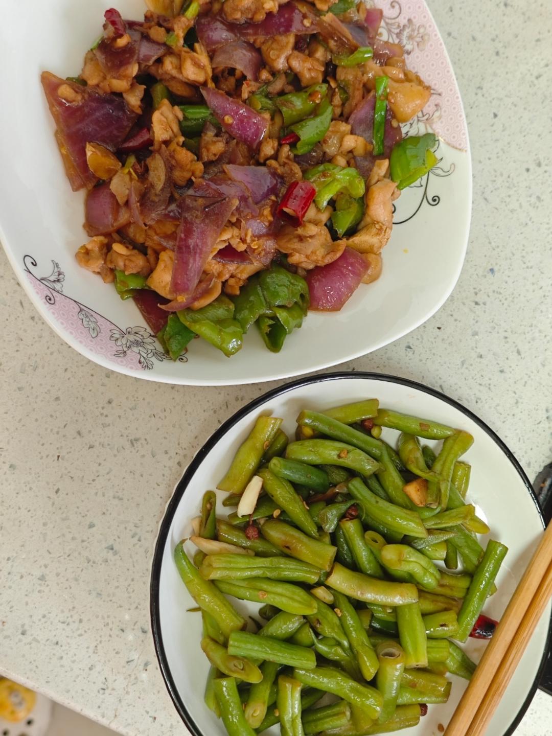 清炒四季豆