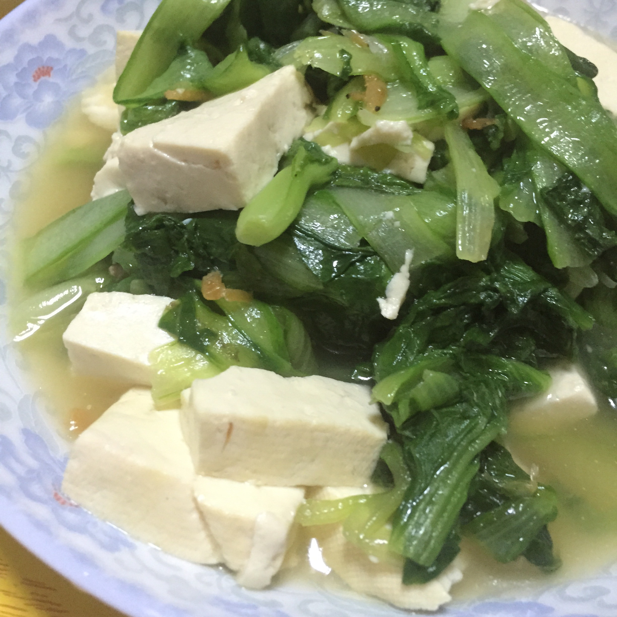 小白菜豆腐