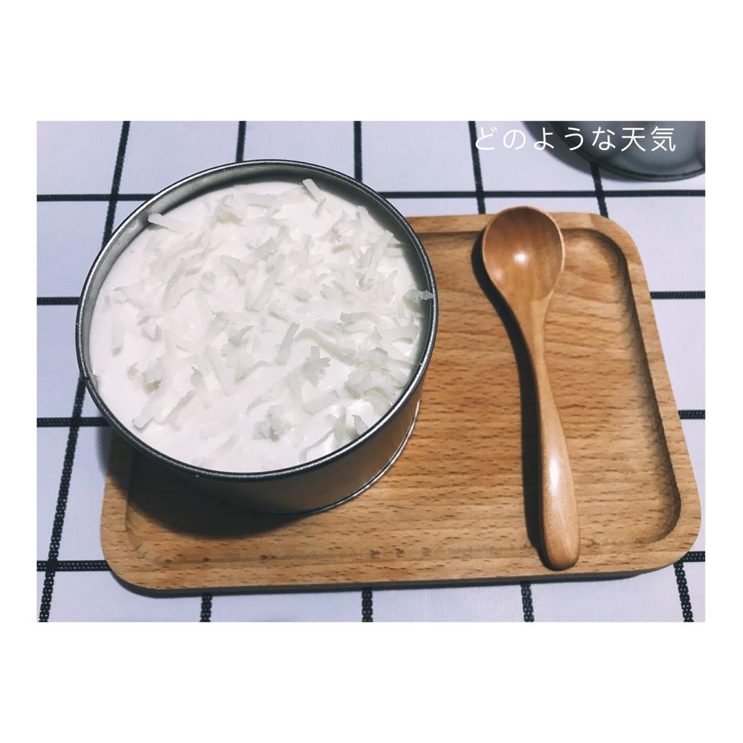 超简单炼奶椰香冰淇淋