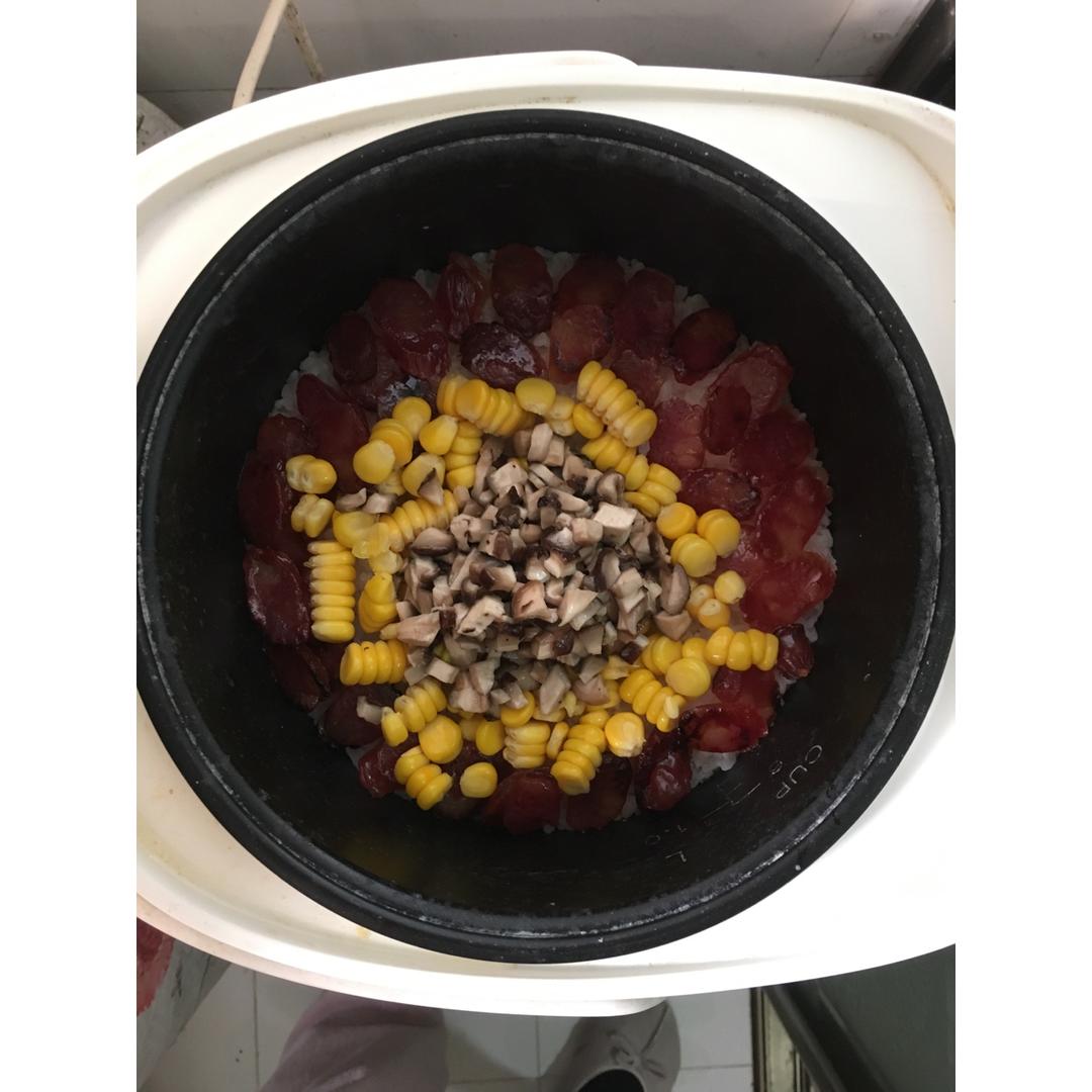 腊味煲仔饭（电饭煲版）