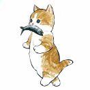 猫子爱吃大面包