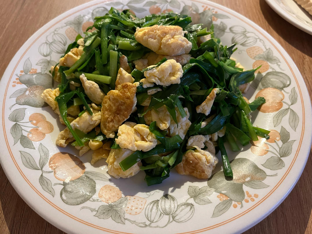 韭菜炒鸡蛋——三分钟快手下饭菜 掌握火候的秘诀