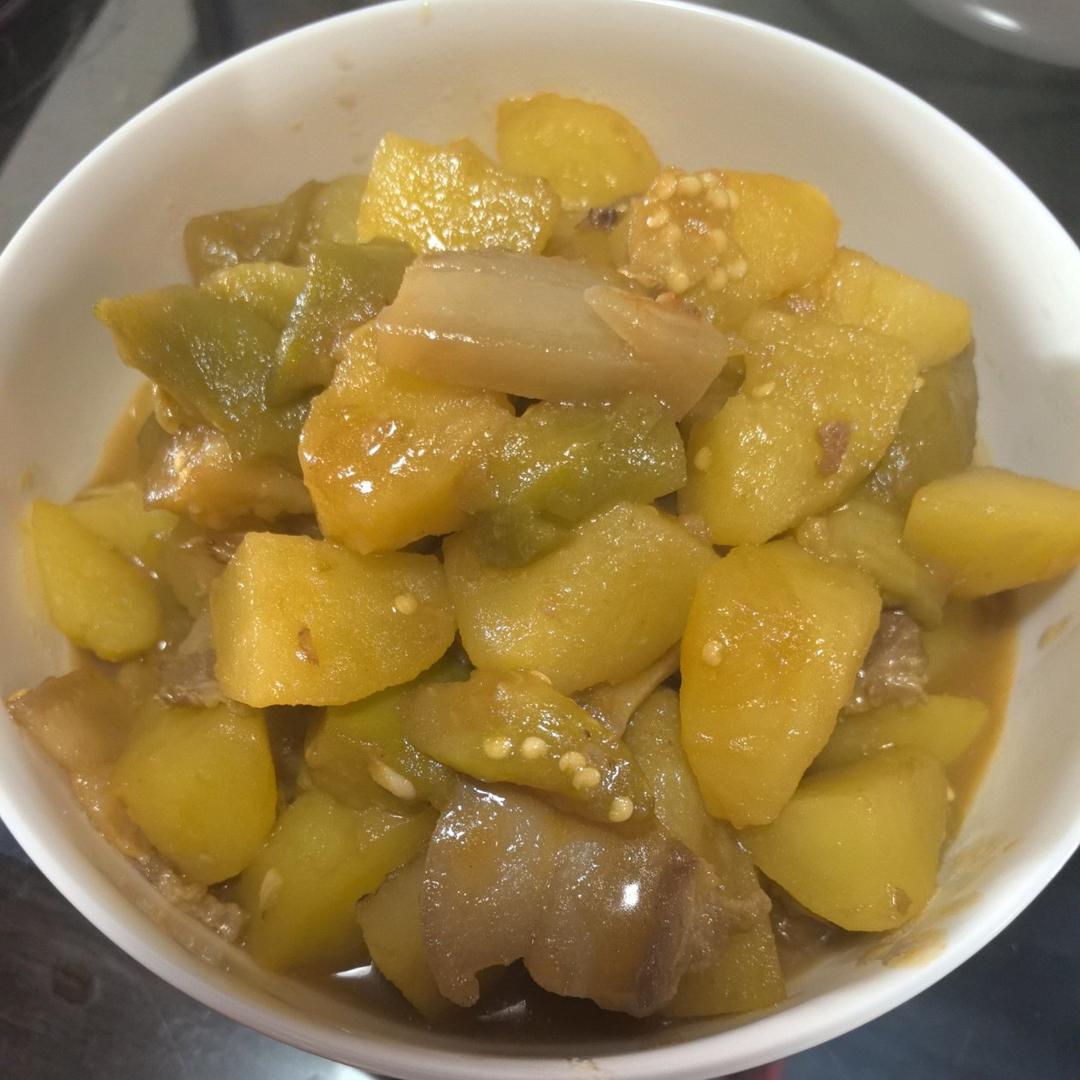 软烂糯叽叽的【土豆炖茄子】