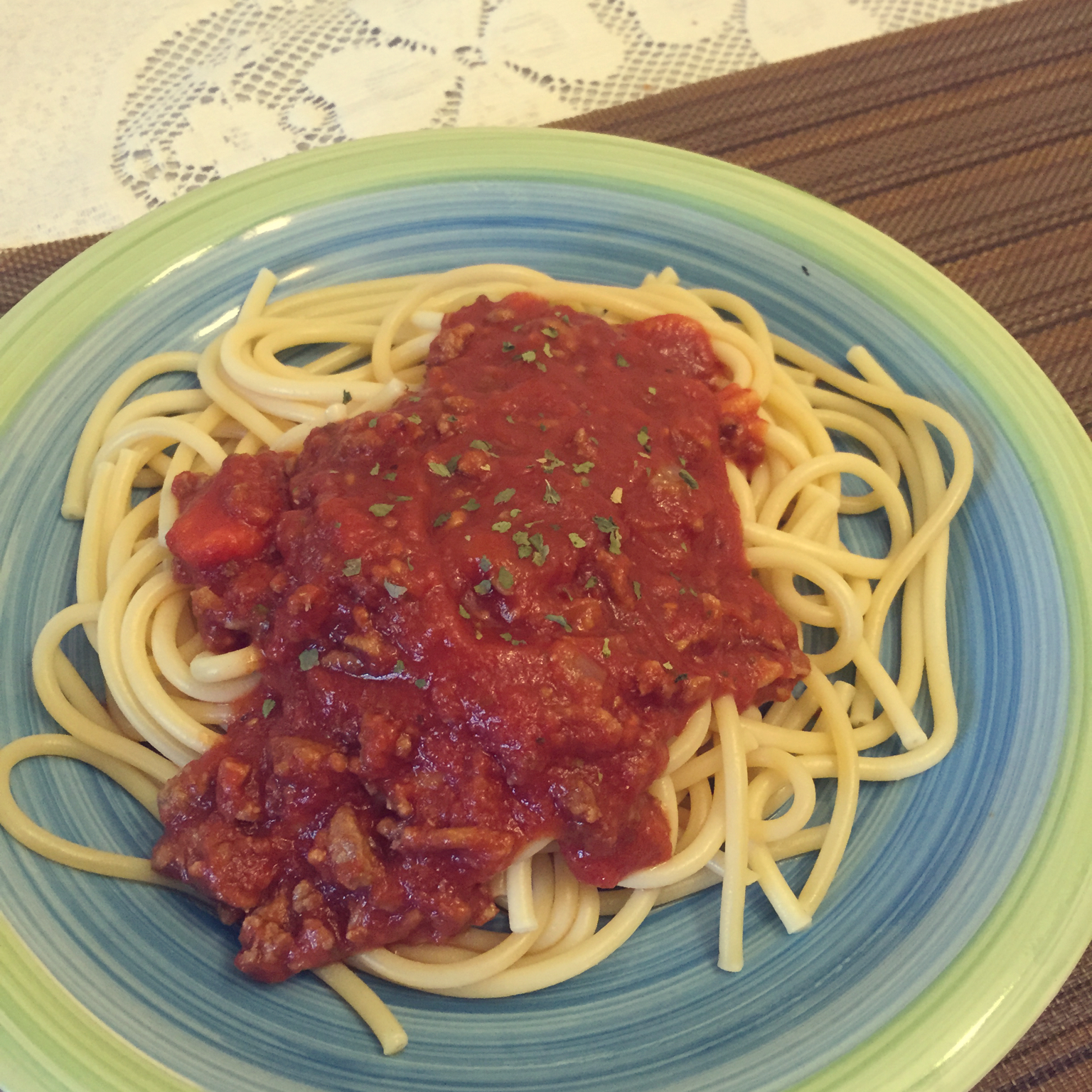 番茄肉酱意大利面