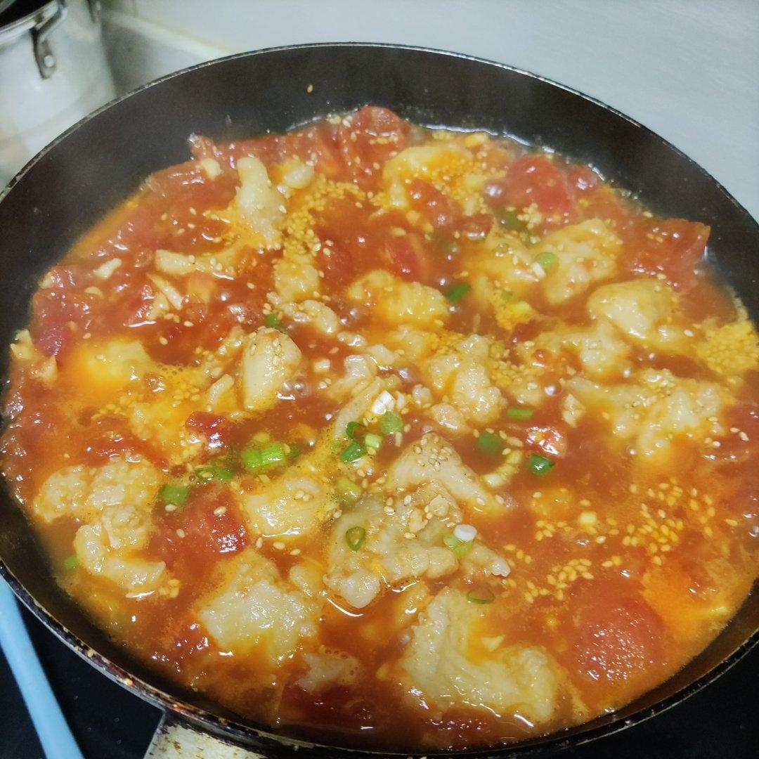 番茄鱼巴沙鱼（也可以用番茄龙利鱼），番茄酱汁超浓郁，营养又下饭！