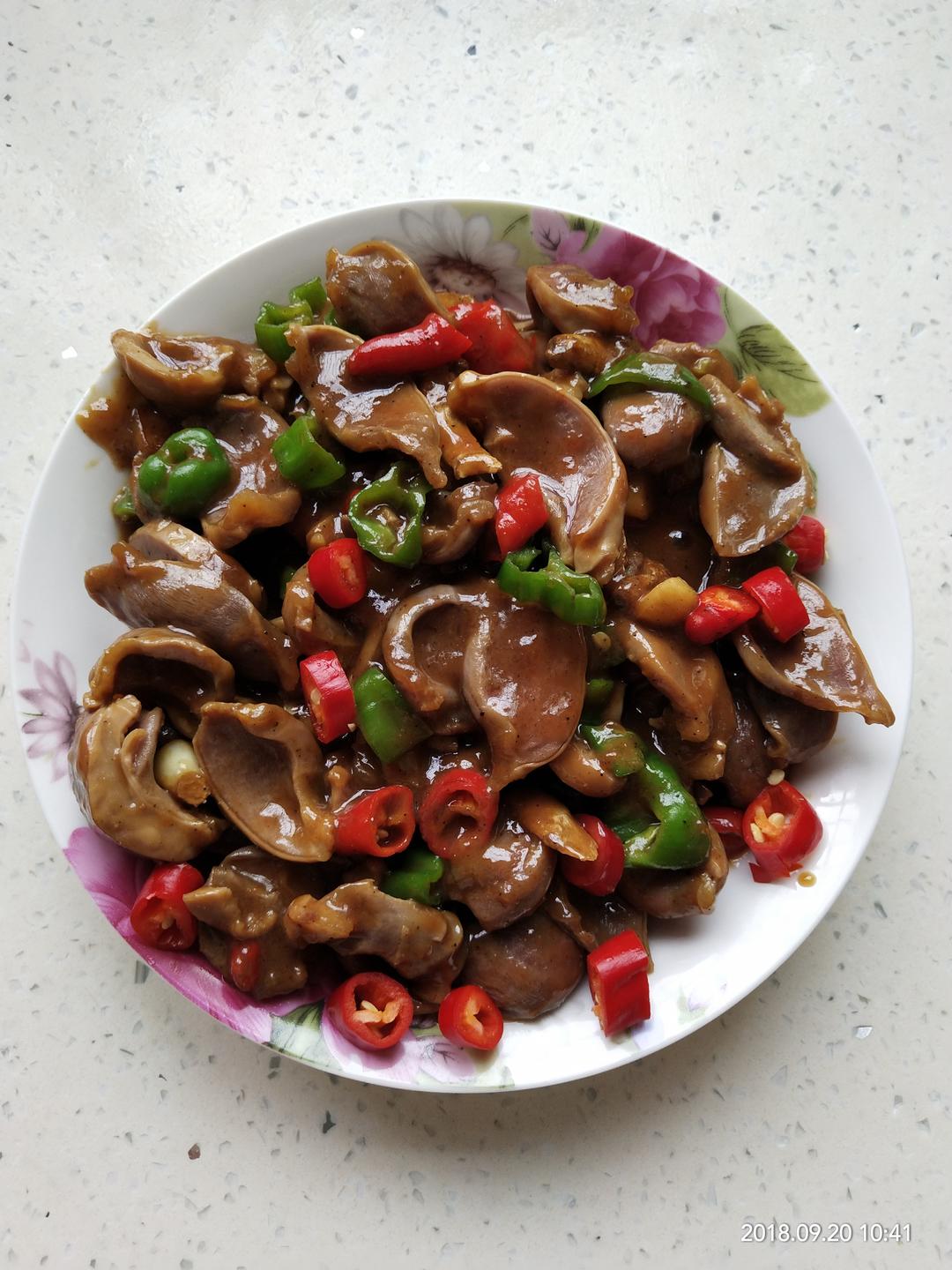 麻辣鸭肫