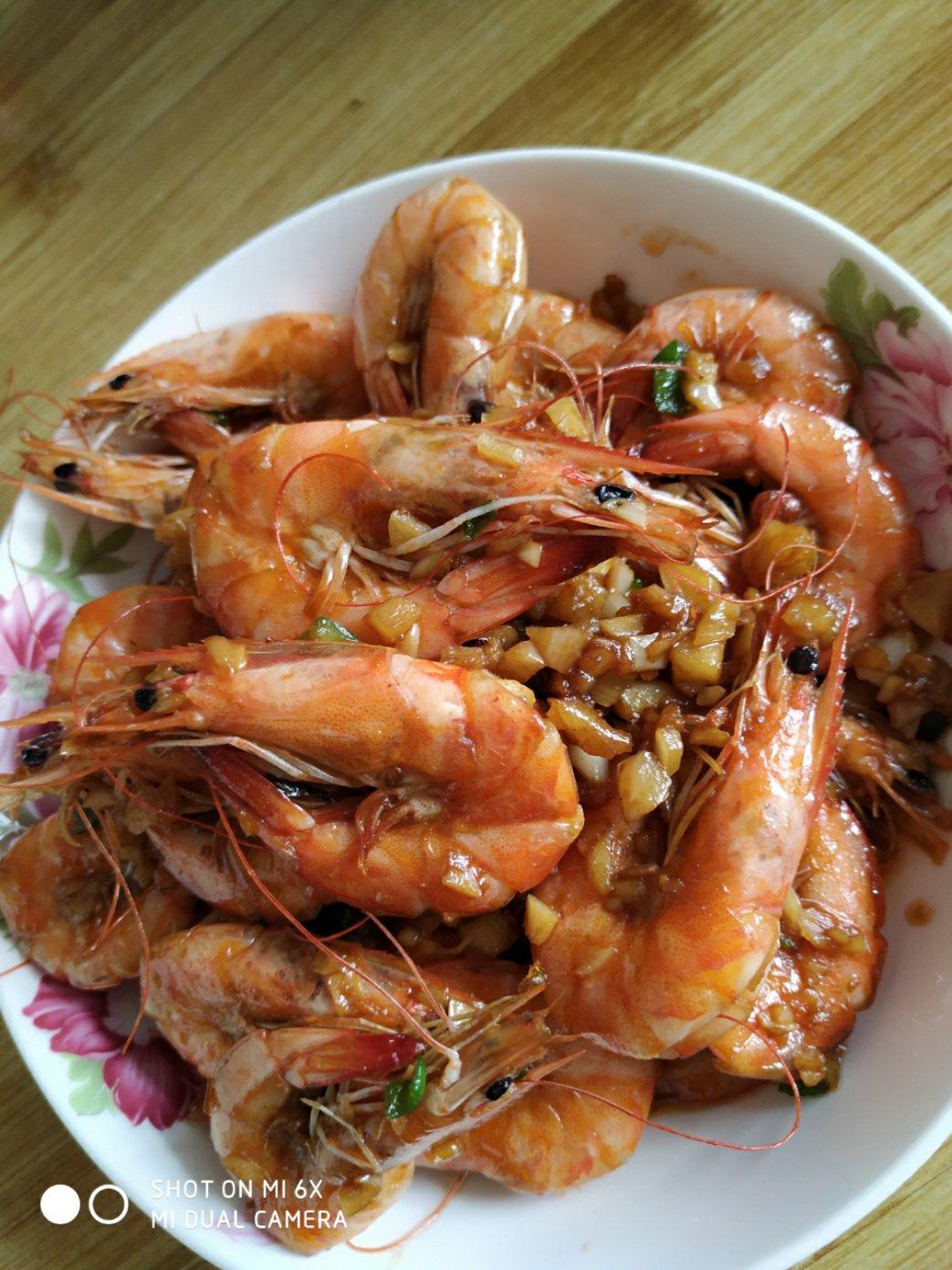 蒜蓉炒大虾