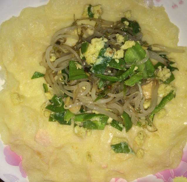 煎饼卷菜