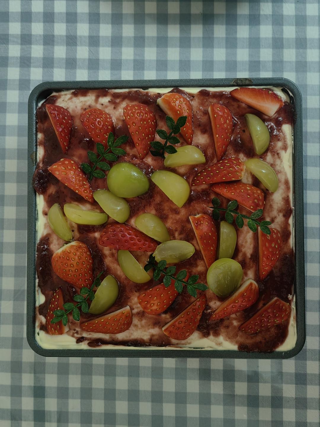 免烤箱❗️巨火爆的莓果提拉米苏❗️一口就爱上