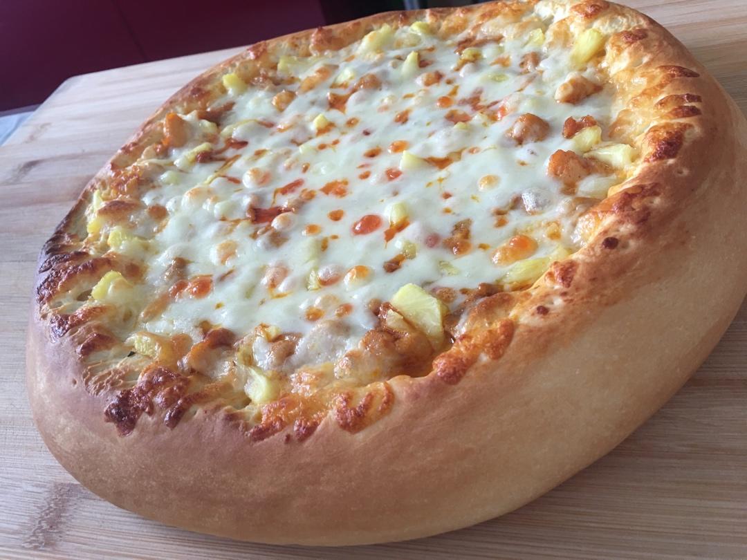 网红榴莲夹陷披萨