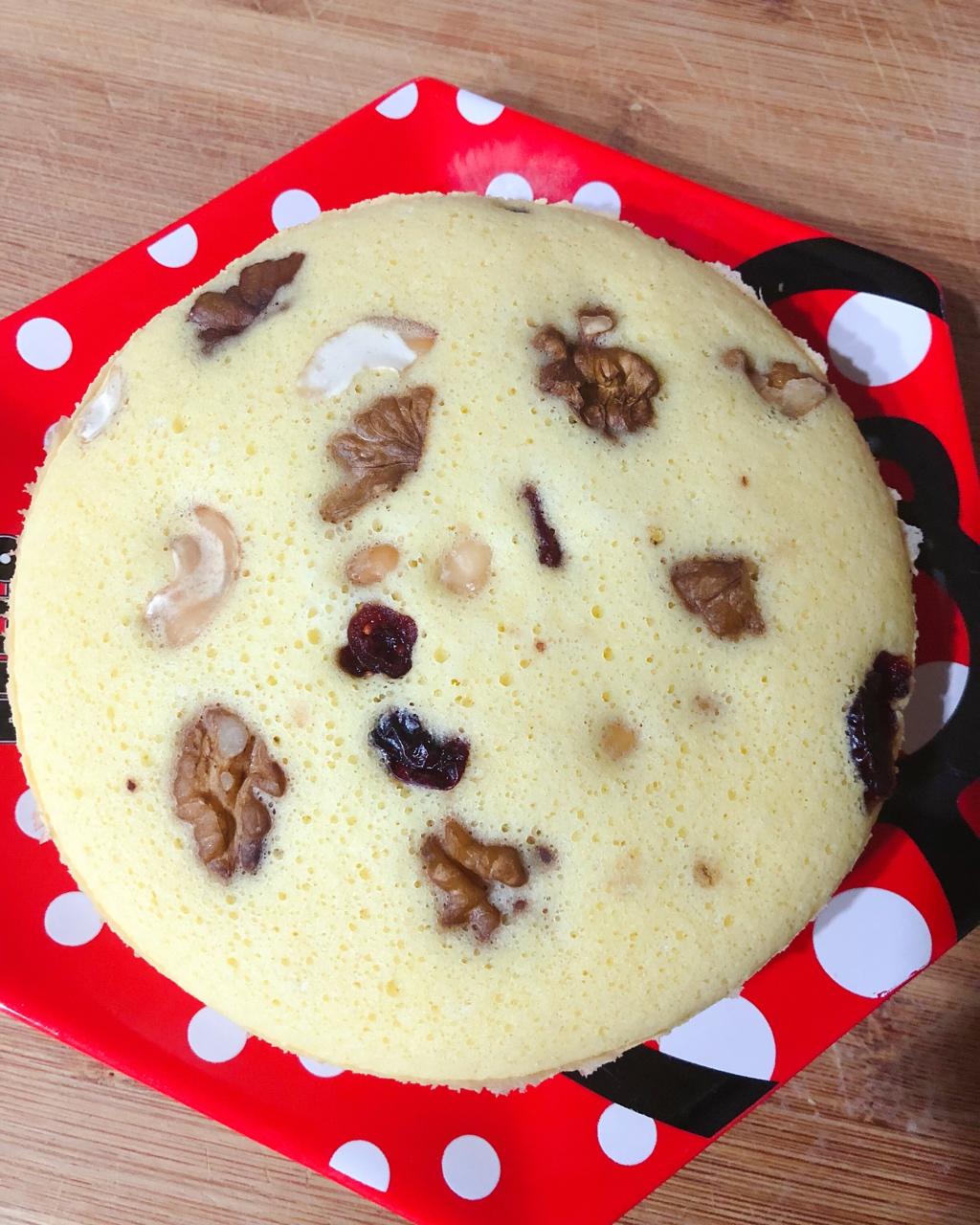 doreenlu做的蔓越莓奶香小米糕