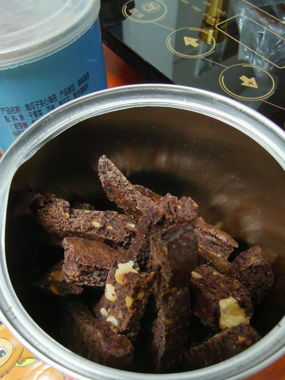 无糖无油意式脆饼（可可杏仁）