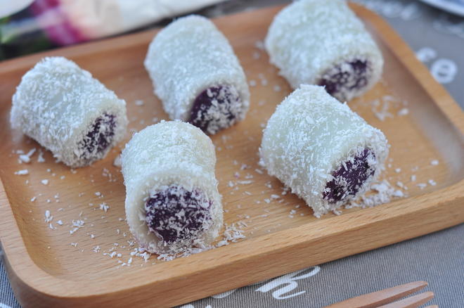 紫薯椰蓉卷的做法