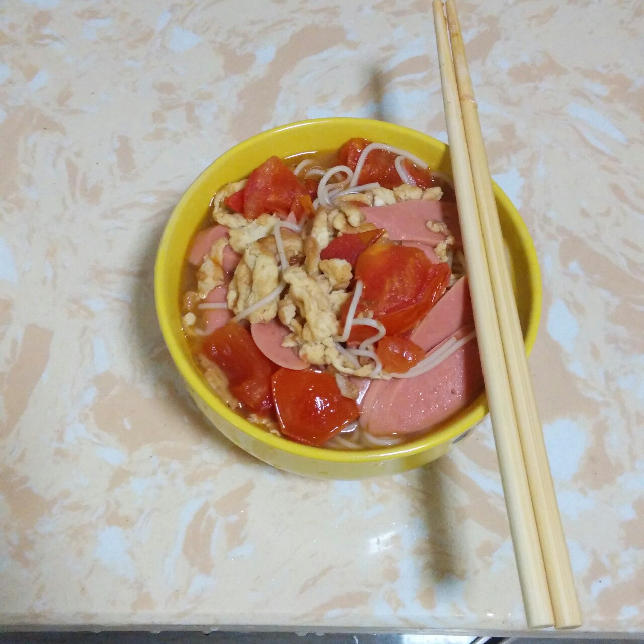 超级入味好吃的番茄鸡蛋面