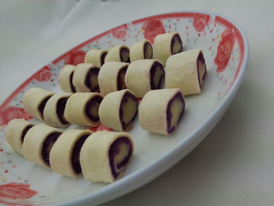 香蕉紫薯卷