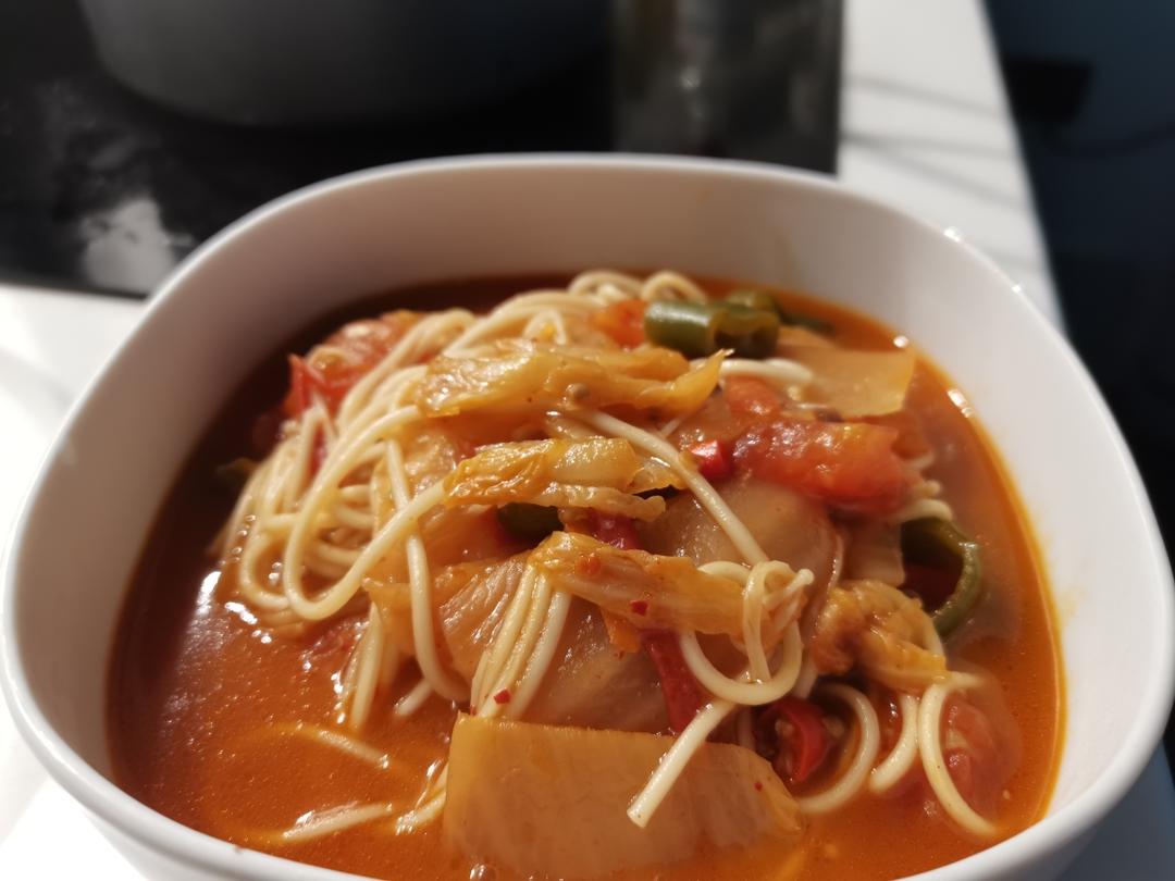 韩式泡菜汤面