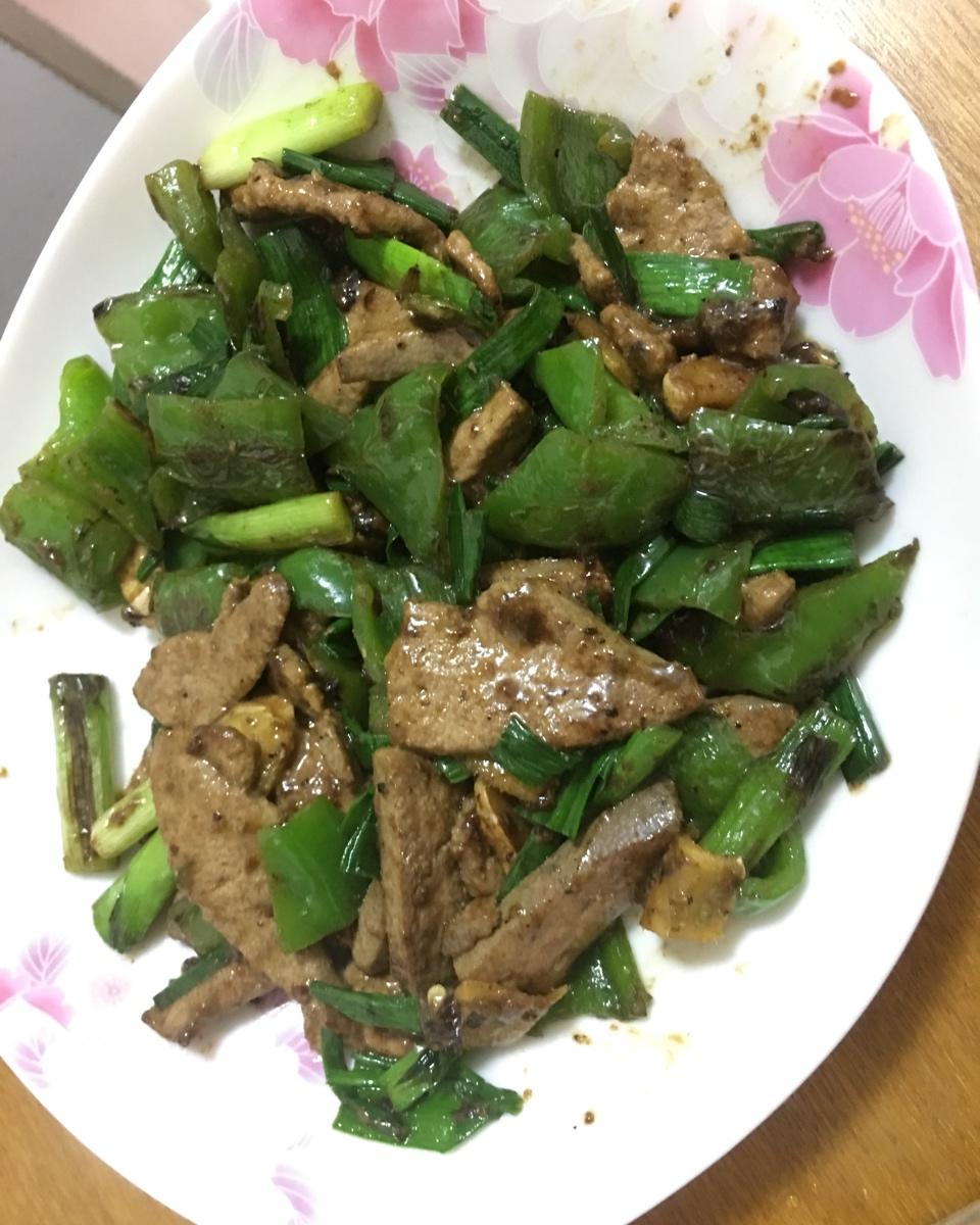 青椒炒猪肝