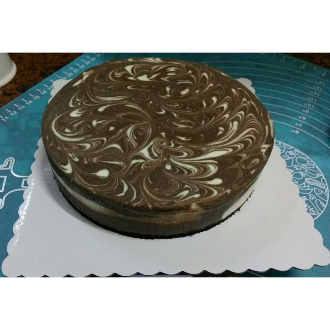 摩卡大理石冻芝士蛋糕