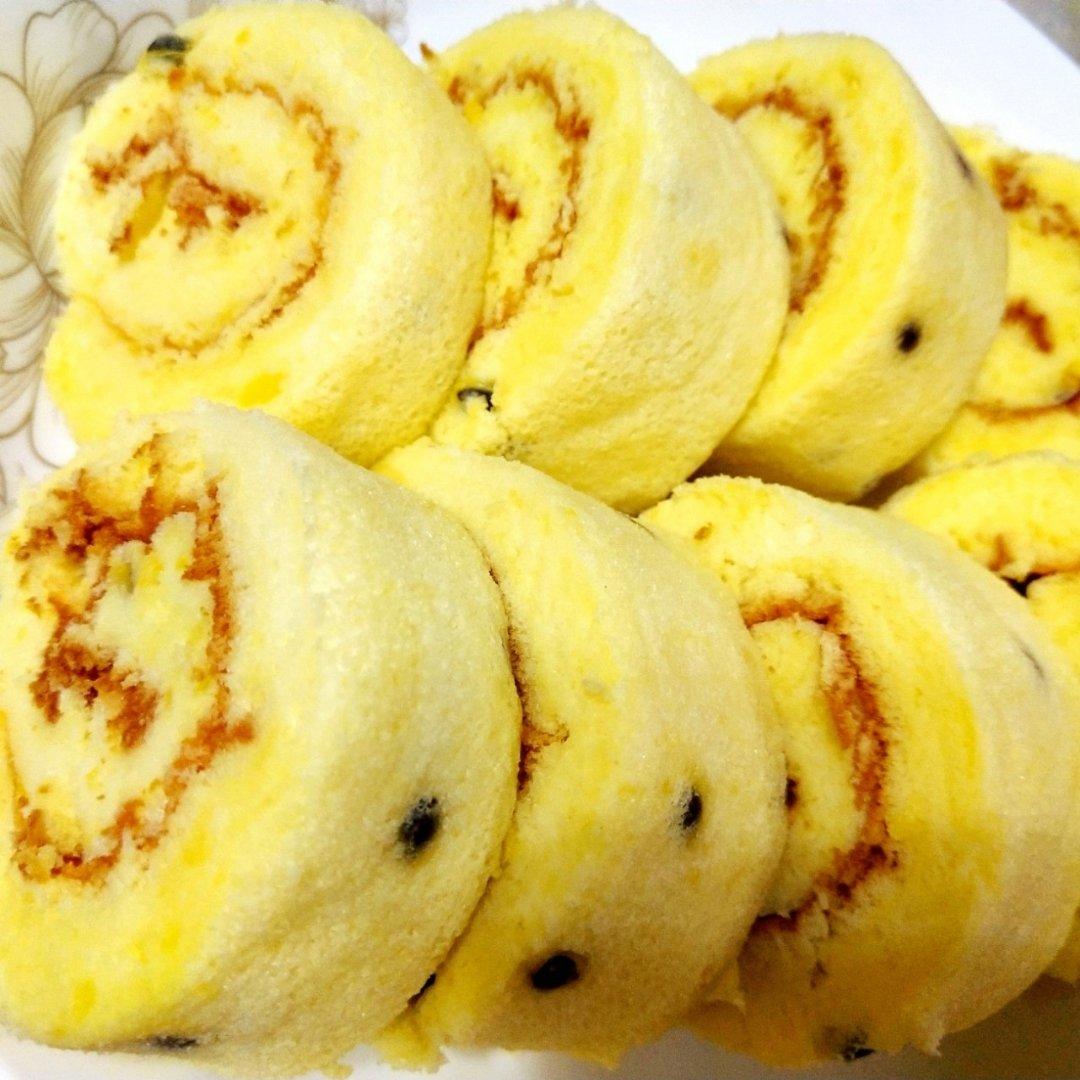 葡萄干蛋糕卷