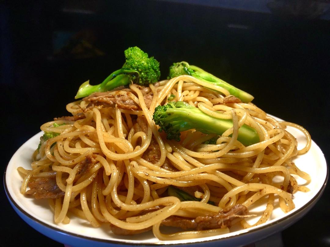 黑椒意大利面