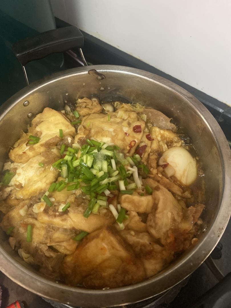 白菜豆腐煲