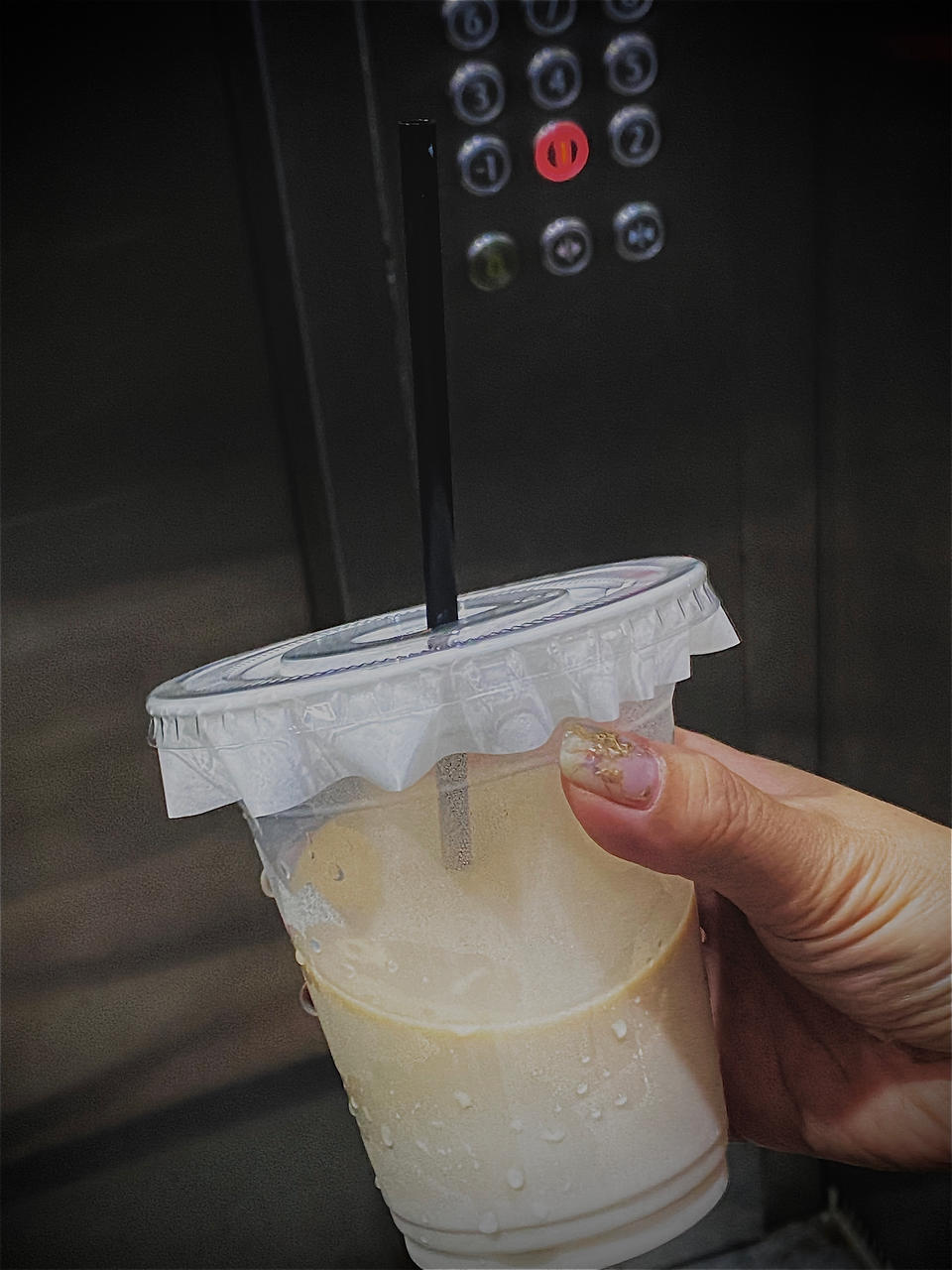 自制快手🥛厚乳拿铁☕️网红咖啡