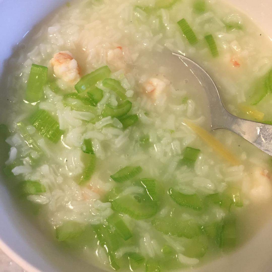 鲜虾香芹粥