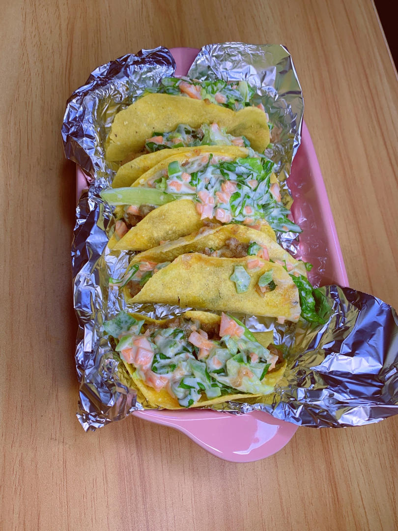 经典墨西哥牛肉塔可Taco Tuesday٩˃̶͈̀௰˂̶͈́و｜夏日轻食#Healthymeals#